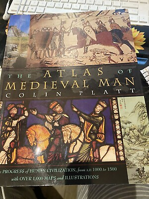 #ad Atlas of Medieval Man Ser.: Atlas of Medieval Man by Colin Platt 1994 Trade... $31.50