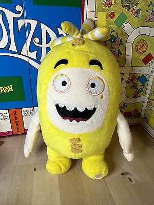 #ad Goffa Oddbods Buddies Yellow Stuffed Plush Toy Bubbles 14quot; $13.00