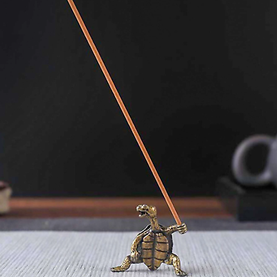 #ad 1pc Multifunction Turtle Shaped Incense Stick Holder Burner Stand Incense Holder $4.98