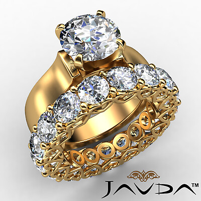 #ad Round Diamond Engagement Wedding Prong Bridal Set Ring GIA Certified 7.05 Ctw. $24950.00