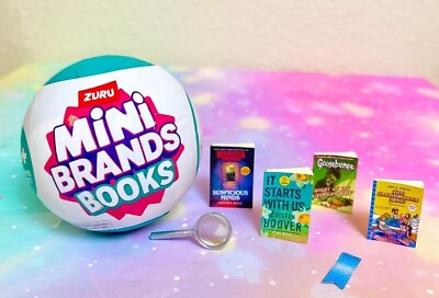 #ad Mini Brands BOOKS Zuru Pick Your Toy Combine Shipping 5 Surprise Mini Figurines $1.50