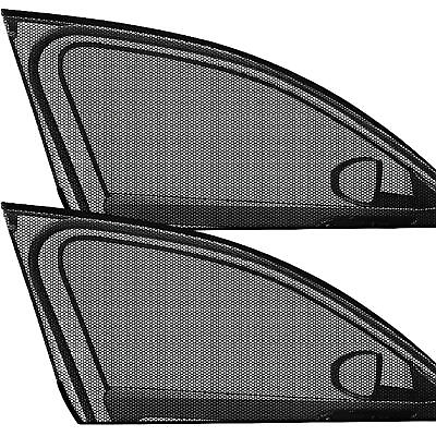 2 Pack Car Window Side Screen Sun Mesh Shade Cover Magnetic Sunshade Visor $10.72