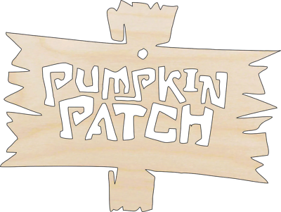 #ad Pumpkin Patch Sign Laser Cut Wood Shape FAL144 $33.40