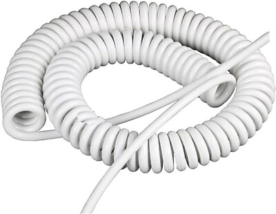#ad Retractile Coil Cord 3 Wires 10#x27; Extended for Garage door $21.99