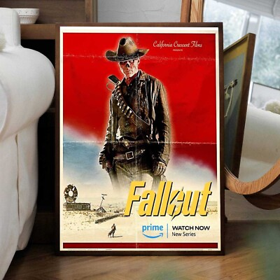 Fallout The Ghoul Retro Western New Poster $15.99
