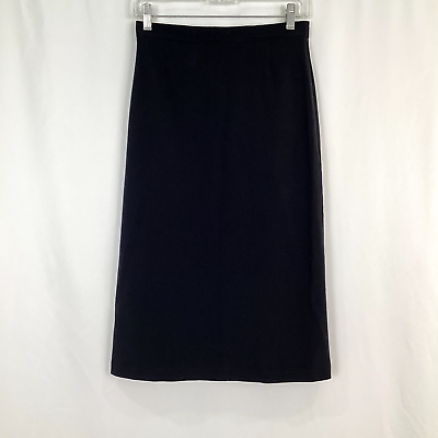 Betsey Johnson Black Midi Straight Skirt Sz S $21.25