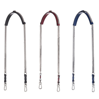 #ad Genuine Leather Chain Shoulder Crossbody Handbag Purse Bag Strap 105cm $30.99