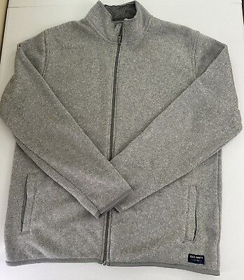 #ad #ad Old Navy Women Gray Long Sleeve Full Zip Sweater Size Large $21.99