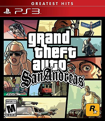 #ad Grand Theft Auto San Andreas Playstation 3 PS3 Rockstar Brand New Free Shipping $17.89