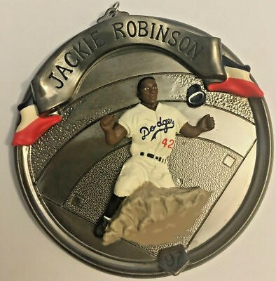 JACKIE ROBINSON CHRISTMAS HOLIDAY ORNAMENT BY HALLMARK NEW IN BOX MAKE OFFERS $24.95