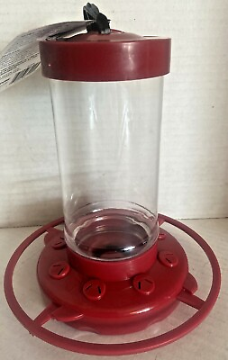 Hummingbird Feeder Red Wide Mouth 16oz Easy Clean Bee amp; Wasp Proof NEW FREE SHIP $9.99
