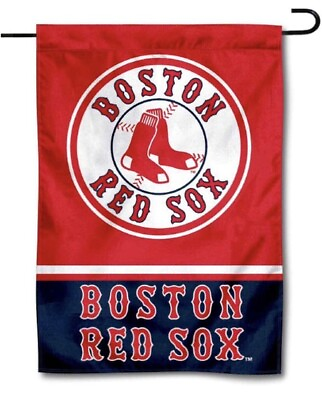 #ad MLB Boston Red Sox Garden Flag Double Sided Red Sox Premium Yard Flag. $9.99