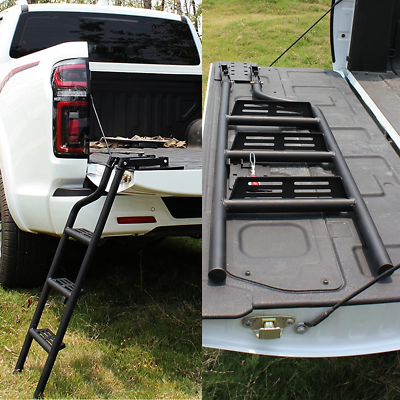 #ad Universal Foldable Tailgate Ladder Fits for Nissan Titan H61 2016 2022 Foot Step $249.00