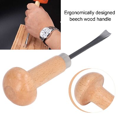 #ad Wood Carving Chisel Gouge Cutting Knife Tool Beech Handle Steel Blade MT8 $7.93