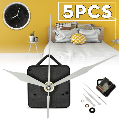 #ad 5cs Wall Quartz Clock Movement Mechanism White Hands Repair Tool Kits DIY USA $16.80