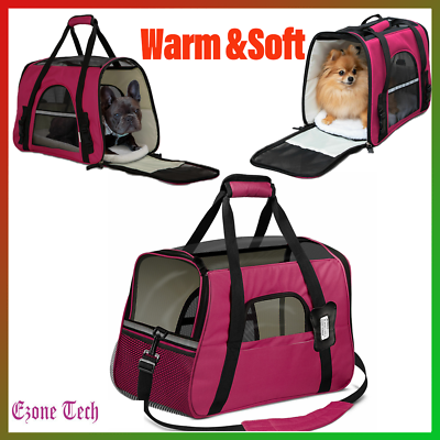 #ad Pet Dog Cat Carrier Travel Tote Bag Comfort Case Soft Sided Airline Approved $17.95