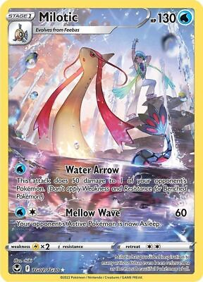 #ad Milotic TG02 TG30 Pokemon Silver Tempest Trainer Gallery Holo Card NM C $3.35