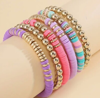 #ad Multicolor Boho Bracelet Set $20.00