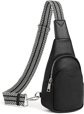 #ad Small Sling Bag for Women Crossbody Faux Leather Trendy Waist Packs with Guitar $37.85
