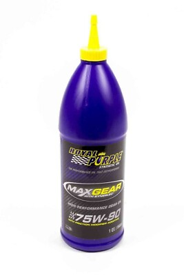 #ad Royal Purple 01300 75W 90 Max Gear High Performance Synthetic Gear Oil 1 Quart $20.99