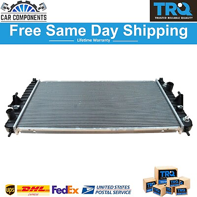 #ad TRQ New Radiator Assembly Plastic Tank With Aluminum Core For 2006 2011 Buick $124.95