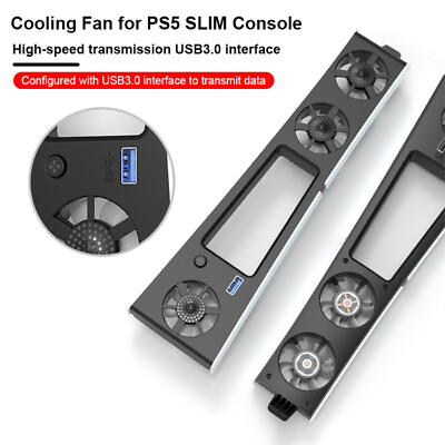 #ad External Cooler Cooling Fan For PS5 Slim Digital Edition Gaming Console C $21.85