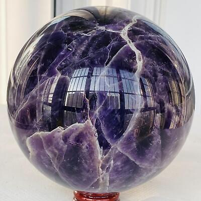 #ad 3180g Natural Dream Amethyst Quartz Crystal Sphere Ball Healing $159.60