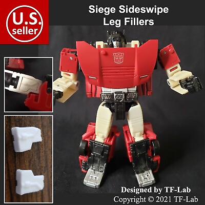 #ad Siege Sideswipe Upgrade Kit Leg Thigh Fillers Fillet Transformers WFC S10 TF Lab $5.63