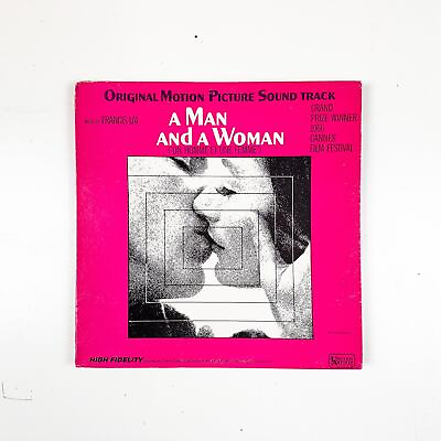 Francis Lai A Man And A Woman Original Motion Picture Soundtrack Vinyl LP $32.00