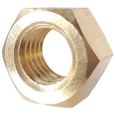 #ad Solid Brass Hex Nuts Full Size Bright Finished All Sizes And Quantities $39.90