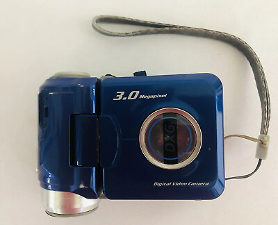 #ad DXG DXG 305VS 16 MB Camcorder Blue Tested $120.24