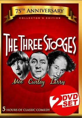 The Three Stooges: Five Hours of Classic Comedy 2 Disc Set DVD VERY GOOD $3.68