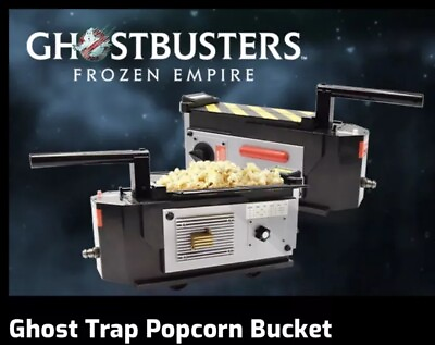 Ghostbusters Popcorn Bucket Regal Frozen Empire Ghost Trap LIGHTS ON SHIPS NOW $52.99