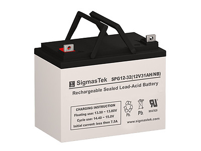 #ad SigmasTek Replacement Battery For MK Battery MU 1 SLD G 12V 32AH GEL Battery $104.99