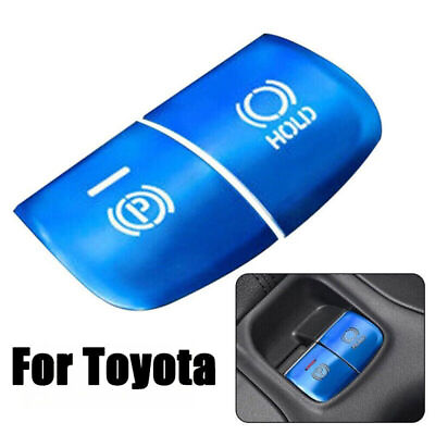 #ad Blue Aluminum Alloy Car Function Button Trim Sticker For Toyota Corolla 2019 24 $18.80