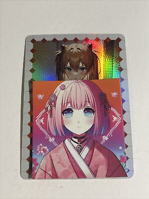 #ad EVA Neon Genesis Evangelion Anime Sexy ACG Doujin Card $8.54