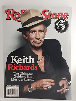 #ad Rolling Stone Magazine Keith Richard#x27;s 80th Birthday Special Edition $2.50