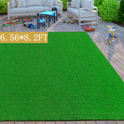 #ad #ad 6.5x8ft Artificial Fake Synthetic Grass Garden Landscape Lawn Carpet Mat Turf $35.53