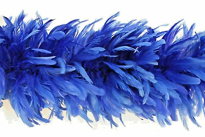 COQUE BOA ROYAL BLUE 8 10quot; Feathers 72quot; Hats Costumes Pad $84.99