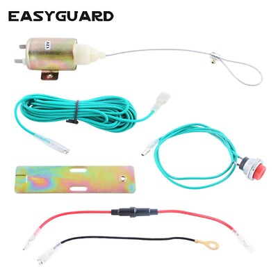 #ad Easyguard quality trunk release kit solenoid boot opener DC12V $26.99