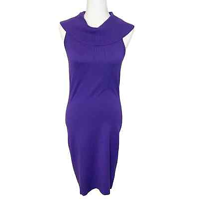 #ad Kenneth Cole Reaction Purple Bodycon Sweater Dress Size XS $18.99
