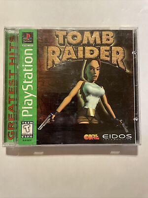 Tomb Raider Featuring Lara Croft Sony PlayStation 1 1996 Ships Next Day $20.00