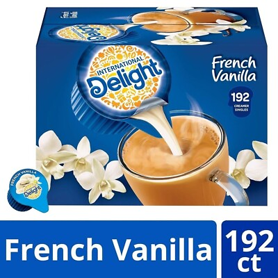 International Delight French Vanilla Creamer Singles 192 CT FREE SHIPPING.. $16.95