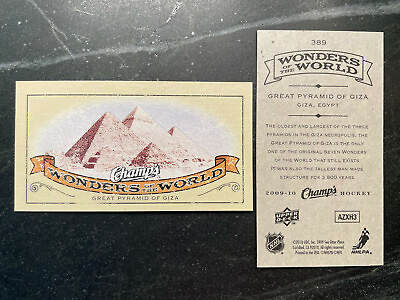 #ad 2009 10 Upper Deck Champs Wonders of the World Mini Choice From List $0.99
