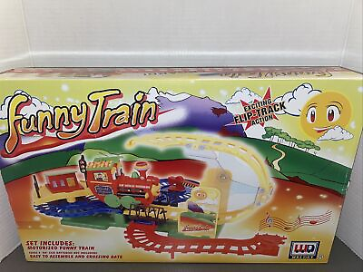 #ad Rare Wei Dey Toys Funny Train Flip Track Railroad Locomotive Playset Vintage New $85.00
