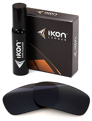 #ad Polarized IKON Replacement Lenses For Oakley Crankshaft Sunglasses Black $32.90