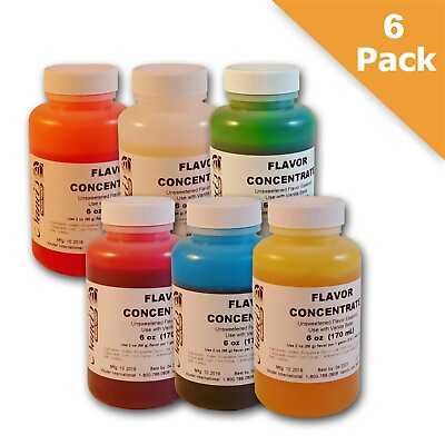 #ad #ad Variety Pack of 6 Unsweetened Flavor Concentrates 6 oz x 6 Mix amp; Match $53.98