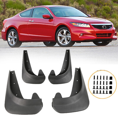 #ad Wheels Mudguards Mud Flaps Splash Guards Front Rear For 2008 2012 Honda Accord $27.07