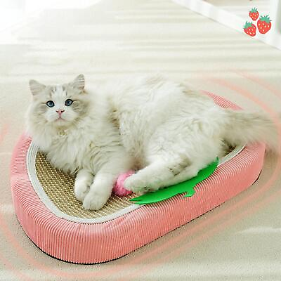 #ad Cat Scratcher Lounge Scratcher Pad Scratching Bed for Playing Sleeping Kitty $31.06
