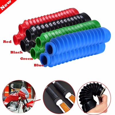 2x Front Suspension Strut Dust Sleeves Shock Absorber Bellows Protection Boots $15.85
